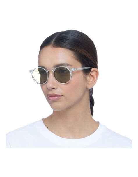 Le Specs Teen Spirit Deux Sunglasses in Clear .